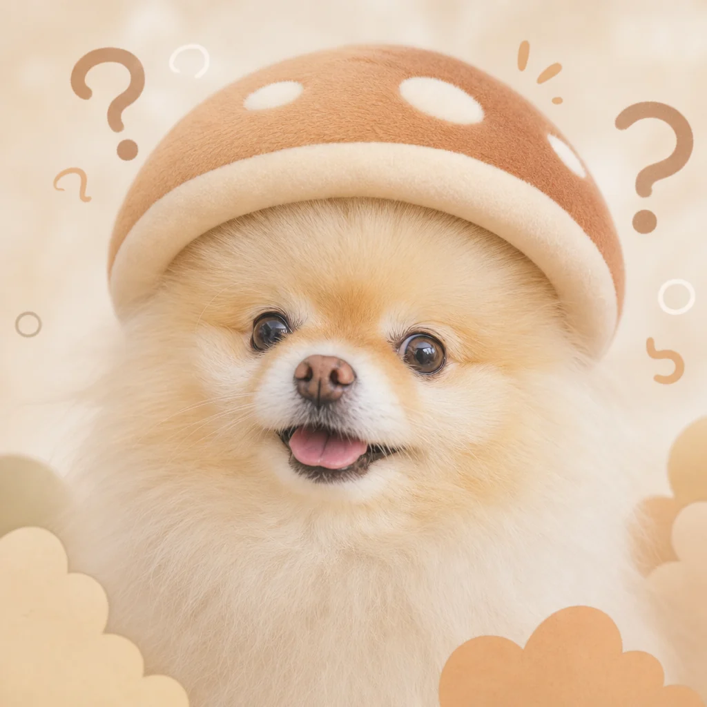 양송이버섯 모자